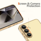 Husa pentru Samsung Galaxy S25 Edge, Techsuit Lux Crystal MagSafe, argintiu