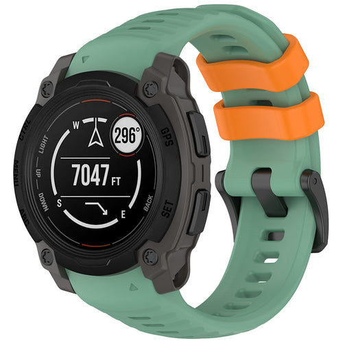 Curea pentru Garmin Instinct E 40mm, Techsuit Watchband (W076), verde deschis