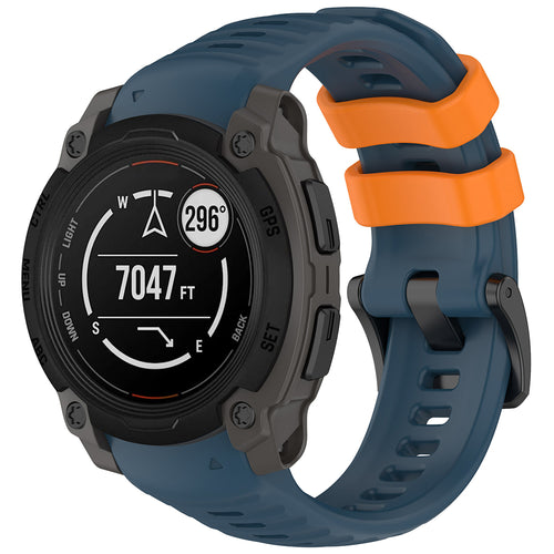 Curea pentru Garmin Instinct E 40mm, Techsuit Watchband (W076), albastru