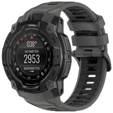 Curea pentru Garmin Instinct 3 45mm, Techsuit Watchband (W077), gri