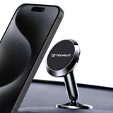 Suport auto Techsuit Premium TinyGrip (S11), Strong N52 Magnets, Universal Suport magnetic, 360A° Rotatie, cu 3M Placa metalicas, negru