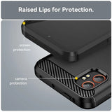 Husa pentru Samsung Galaxy Xcover7 Pro, Techsuit Carbon Silicone, negru