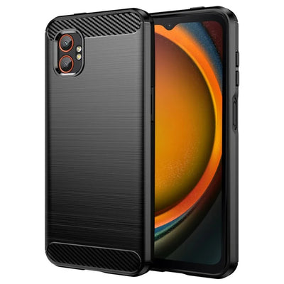 Husa pentru Samsung Galaxy Xcover7 Pro, Techsuit Carbon Silicone, negru