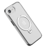 Husa pentru iPhone 16e, Torras Ostand Spin MagSafe Series, transparenta