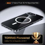 Husa pentru iPhone 16e, Torras OriginFit-Mag Series, transparenta