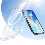 Husa pentru iPhone 16e, Torras OriginFit-Mag Series, transparenta