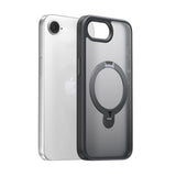 Husa pentru iPhone 16e, Torras Ostand Spin MagSafe Series, negru