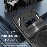 Husa pentru Nothing Phone (3a), Techsuit CamGuard Pro, albastru