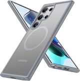 Husa pentru Samsung Galaxy S24 Ultra, Torras Guardian Magnetic Series, gri
