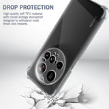 Husa pentru Xiaomi 15 Ultra, Techsuit Shockproof Clear Silicone, transparenta