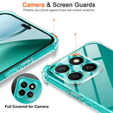 Husa pentru Honor X8c, Techsuit Shockproof Clear Silicone, transparenta