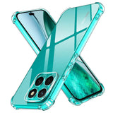 Husa pentru Honor X8c, Techsuit Shockproof Clear Silicone, transparenta