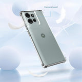 Husa pentru Motorola Moto G75, Techsuit Shockproof Clear Silicone, transparenta