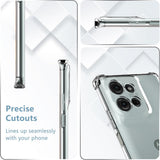 Husa pentru Motorola Moto G75, Techsuit Shockproof Clear Silicone, transparenta