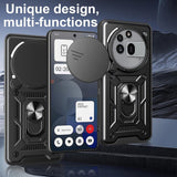 Husa pentru Nothing Phone (3a) Pro, Techsuit CamShield Series, albastru