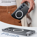 Husa pentru Samsung Galaxy S25 Plus, Torras Pstand MagSafe, transparenta