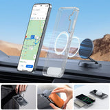 Husa pentru Samsung Galaxy S25 Plus, Torras Pstand MagSafe, transparenta
