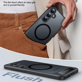 Husa pentru Samsung Galaxy S25 Plus, Torras Pstand MagSafe, negru