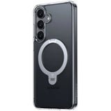 Husa pentru Samsung Galaxy S25 Plus, Torras Ostand Spin MagSafe Series, transparenta