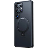 Husa pentru Samsung Galaxy S25 Ultra, Torras Ostand Spin MagSafe Series, negru