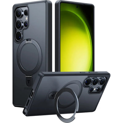 Husa pentru Samsung Galaxy S25 Ultra, Torras Ostand MagSafe Series, negru