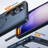 Husa pentru Samsung Galaxy S25 Ultra, Torras Ostand MagSafe Series, negru