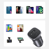 Incarcator auto UGREEN CD130 (40858), Incarcare rapida, Type-C, USB, 30W, 5V/3A, PD3.0, negru
