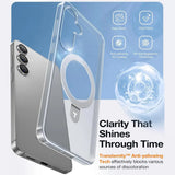 Husa pentru Samsung Galaxy S25 Plus, Torras Ostand MagSafe Series, transparenta