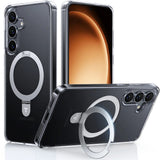 Husa pentru Samsung Galaxy S25 Plus, Torras Ostand MagSafe Series, transparenta