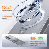 Husa pentru Samsung Galaxy S25 Plus, Torras Ostand MagSafe Series, transparenta