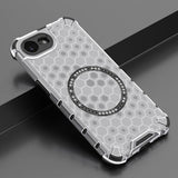 Husa pentru iPhone 16e, Techsuit HoneyComb Shield MagSafe, alb