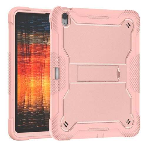 Husa tableta pentru iPad Air 13 (2024), Techsuit Rugged TabShell + Screen Protector, roz