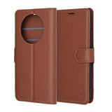 Husa pentru Realme 14 Pro, Techsuit Leather Folio, maro