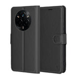 Husa pentru Realme 14 Pro, Techsuit Leather Folio, maro