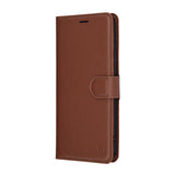 Husa pentru Honor X8c, Techsuit Leather Folio, maro