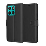Husa pentru Honor X8c, Techsuit Leather Folio, maro