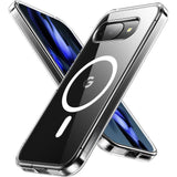 Husa pentru Google Pixel 9a, Torras Diamond MagSafe Series, transparenta