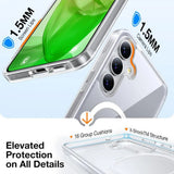 Husa pentru Samsung Galaxy S25 Plus, Torras Guardian Magnetic Series, transparenta