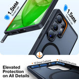 Husa pentru Samsung Galaxy S25 Ultra, Torras Guardian Magnetic Series, negru