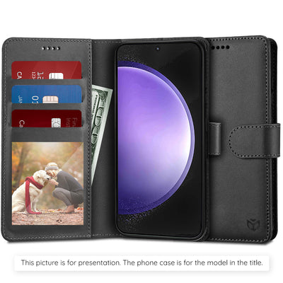 Husa pentru Samsung Galaxy S25 FE / S26 FE, Techsuit Diary Book, Neagra