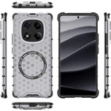 Husa pentru Xiaomi Redmi Note 14 Pro 4G, Techsuit HoneyComb Shield MagSafe, alb