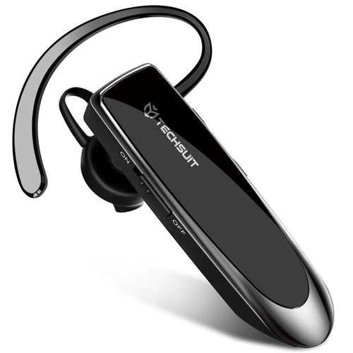 Casca Bluetooth Techsuit Premium Bluetooth Headset UrbanEar (CB1), HandsFree, Type-C, Noise Cancelling, Light & Comfortable, negru