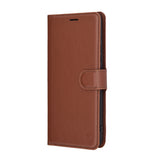 Husa pentru Realme 14 Pro+, Techsuit Leather Folio, maro