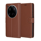 Husa pentru Xiaomi 15 Ultra, Techsuit Leather Folio, maro