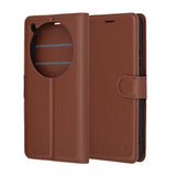 Husa pentru Xiaomi 15 Ultra, Techsuit Leather Folio, maro