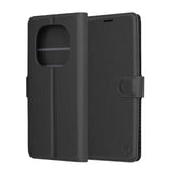 Husa pentru Xiaomi Redmi Note 14 Pro 4G, Techsuit Leather Folio, maro