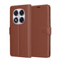 Husa pentru Xiaomi Redmi Note 14 Pro+ 5G, Techsuit Leather Folio, maro