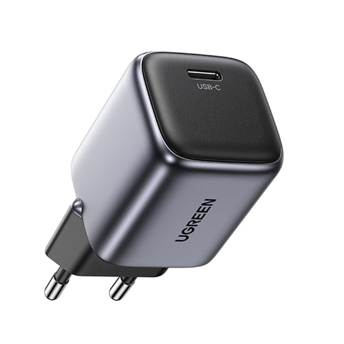 Incarcator retea UGREEN Nexode CD318 (90664), USB-C, GaN, Incarcare rapida, 20W, 3A, QC4.0+, gri