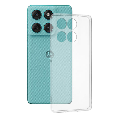 Husa pentru Motorola Edge 60 Fusion, Techsuit Clear Silicone, transparenta