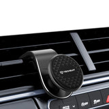 Suport auto Techsuit AirGrip (S8), Waterfall-Shaped, Magnetic N52 Sigur Prindere, pentru Grila ventilatie, Clema Prindere, negru